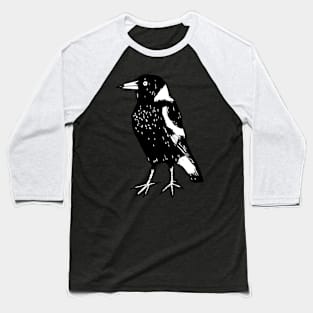 Max the Magpie - Raising funds for BirdLife Australia Baseball T-Shirt